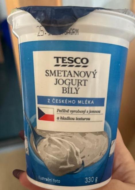 Фото - Smetanový jogurt bílý Tesco