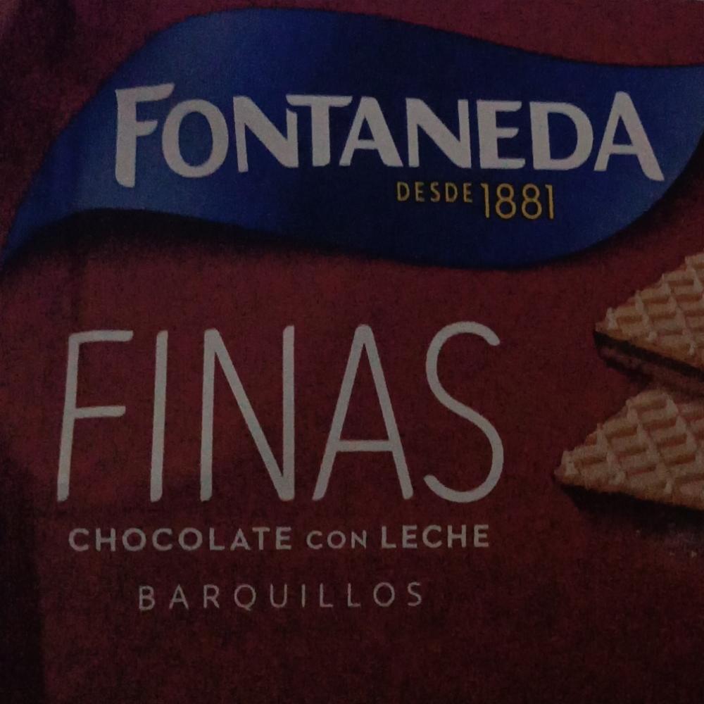 Фото - Finas Chocolate Con Leche Barquillos Fontaneda