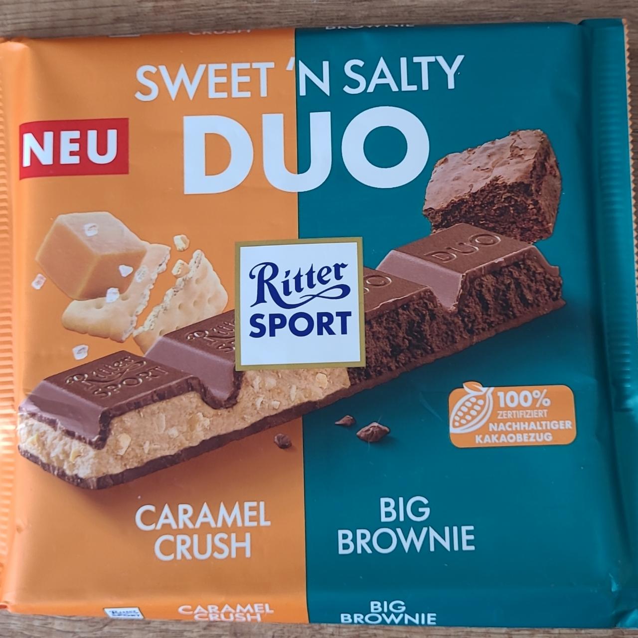 Фото - Sweet’n salty duo caramel crush big brownie Ritter Sport