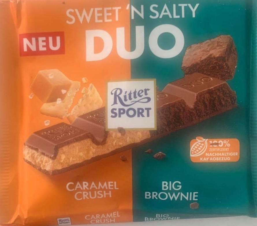 Фото - Sweet’n salty duo caramel crush big brownie Ritter Sport