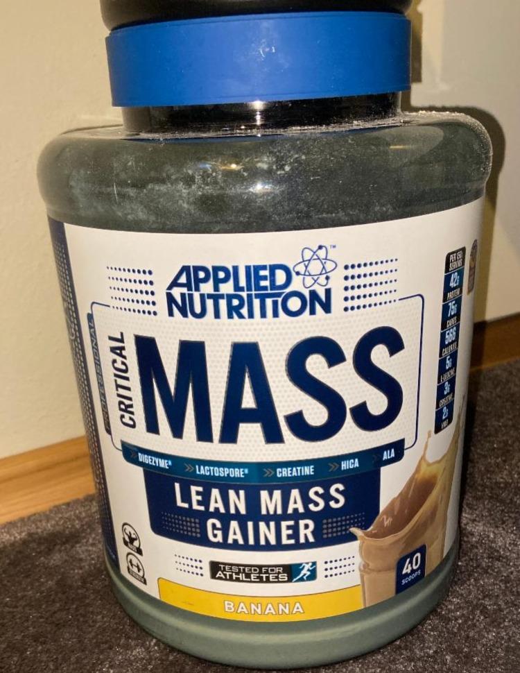 Фото - Critical Mass Lean Mass Gainer Banana Applied Nutrition