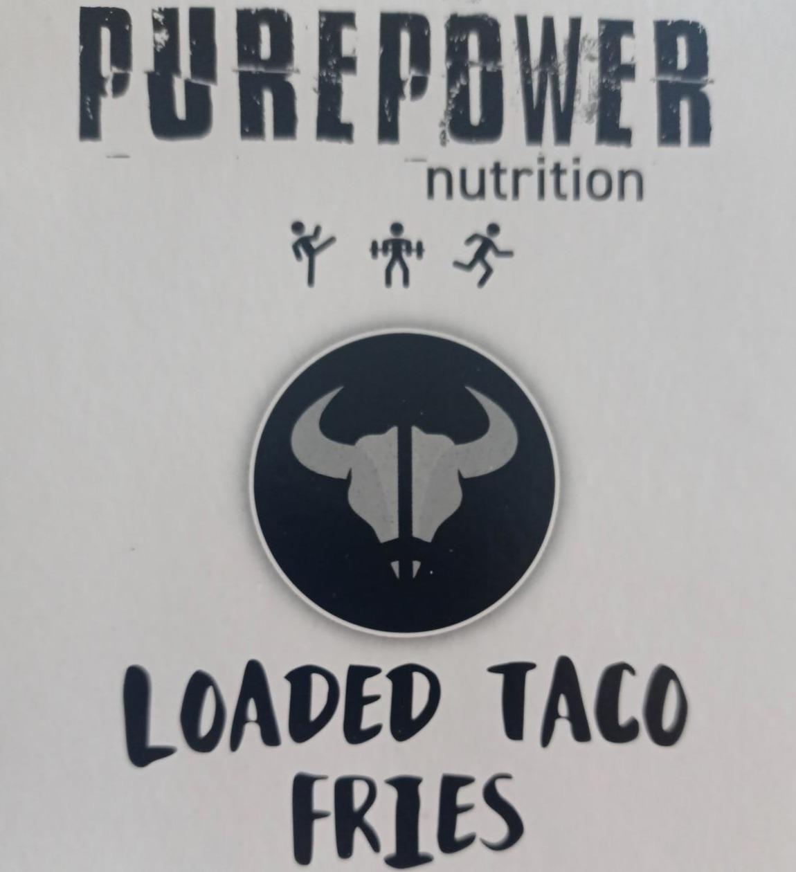 Фото - Loaded taco fries Pure power nutrition