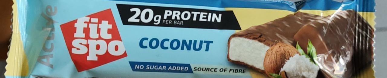 Фото - Protein bar coconut FitSpo