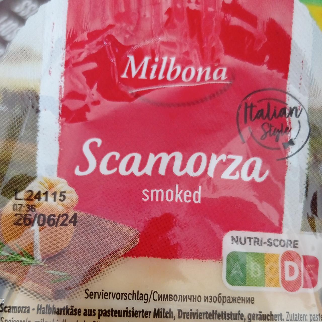 Фото - Сир копчений Scamorza Milbona