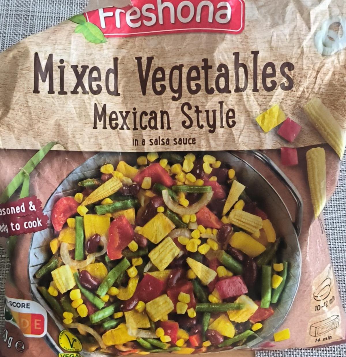 Фото - Mixed vegetables mexican style in a salsa sauce Freshona