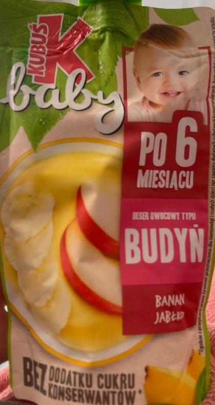 Фото - Deser owocowy typu budyń banan jabłko Kubuś baby