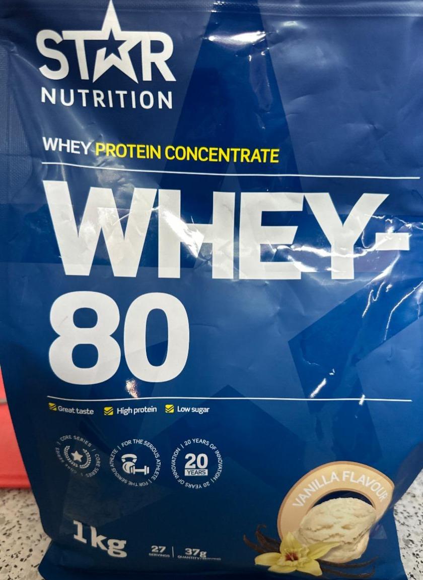 Фото - Whey-80 protein concentrate Star Nutrition