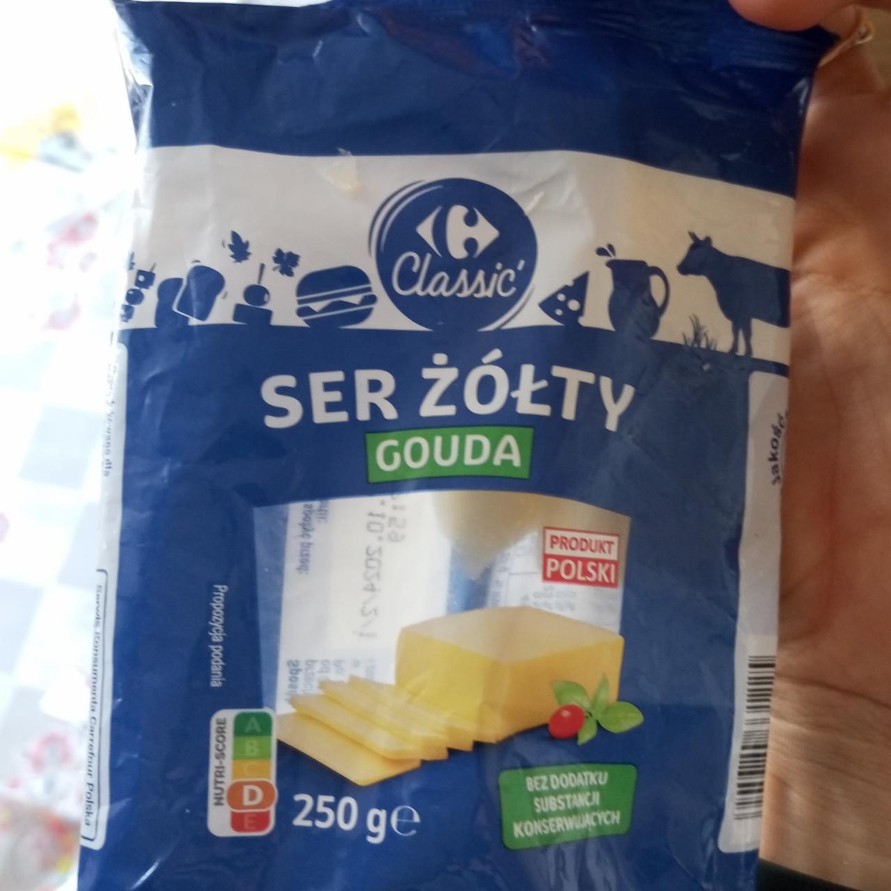 Фото - Ser zloty Gouda Carrefour