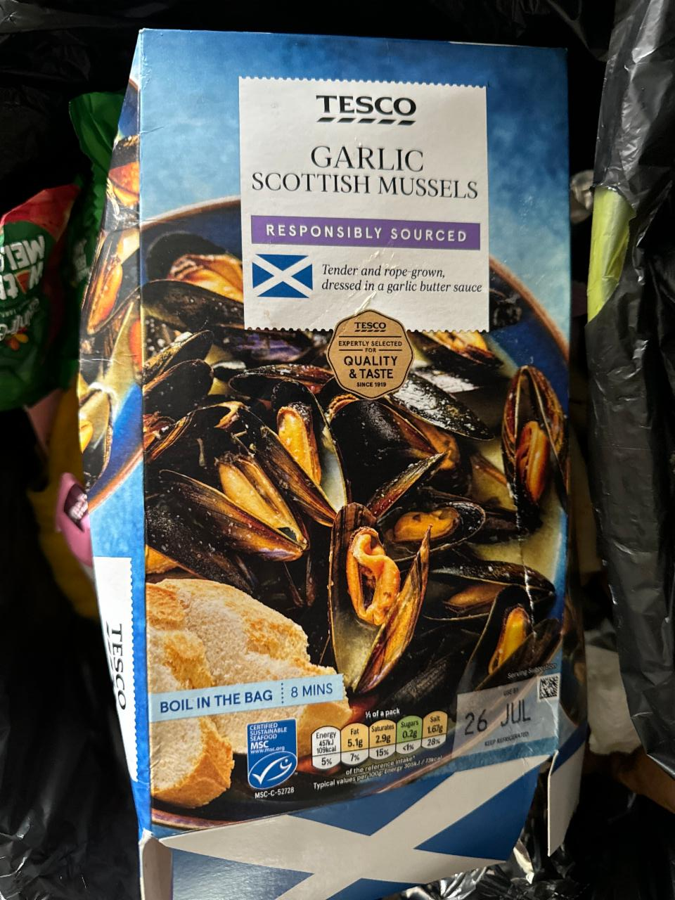 Фото - Garlic Scottish Mussels Tesco