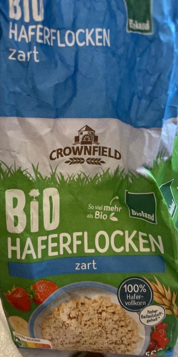 Фото - Bio Haferflocken zart Crownfield