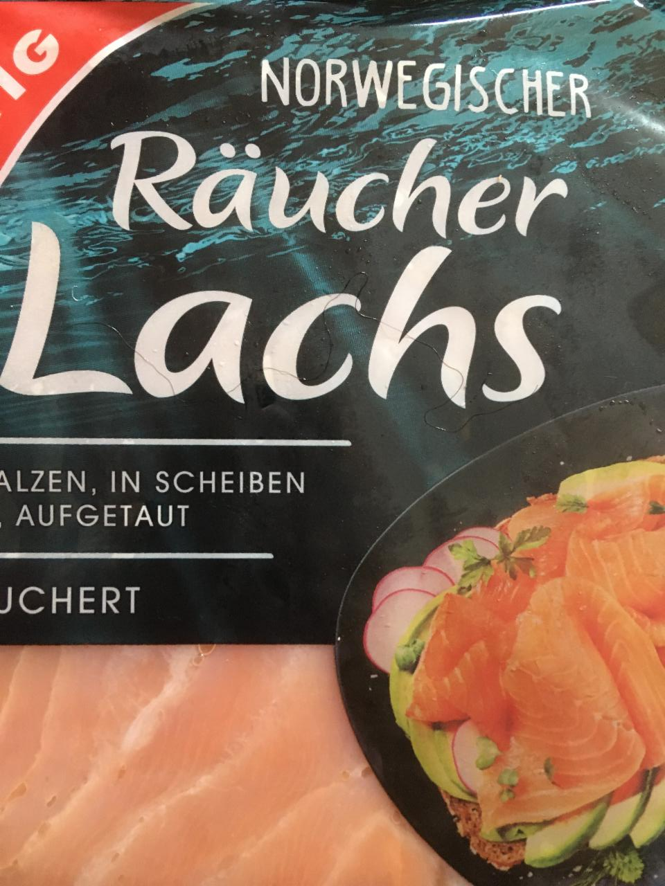 Фото - Червона риба слабосолена Räucher Lachs K-Classic