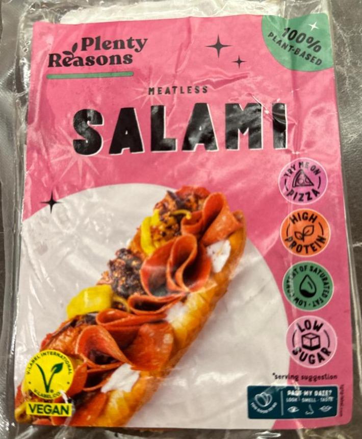 Meatless Salami Plenty Reasons - калорійність, ⋙TablycjaKalorijnosti харчова цінність