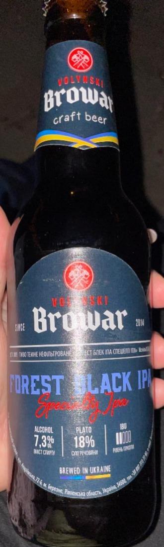 Фото - Пиво Forest black IPA Volynski Browar