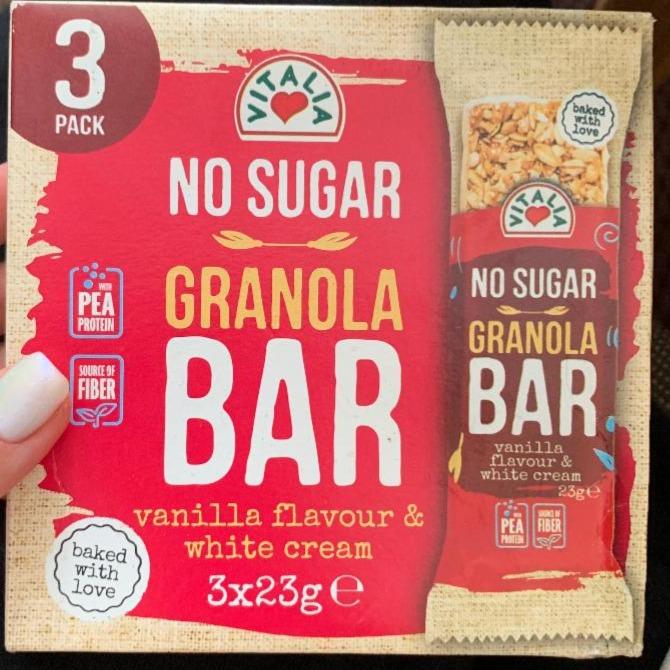 Фото - No Sugar Granola Bar Vitalia