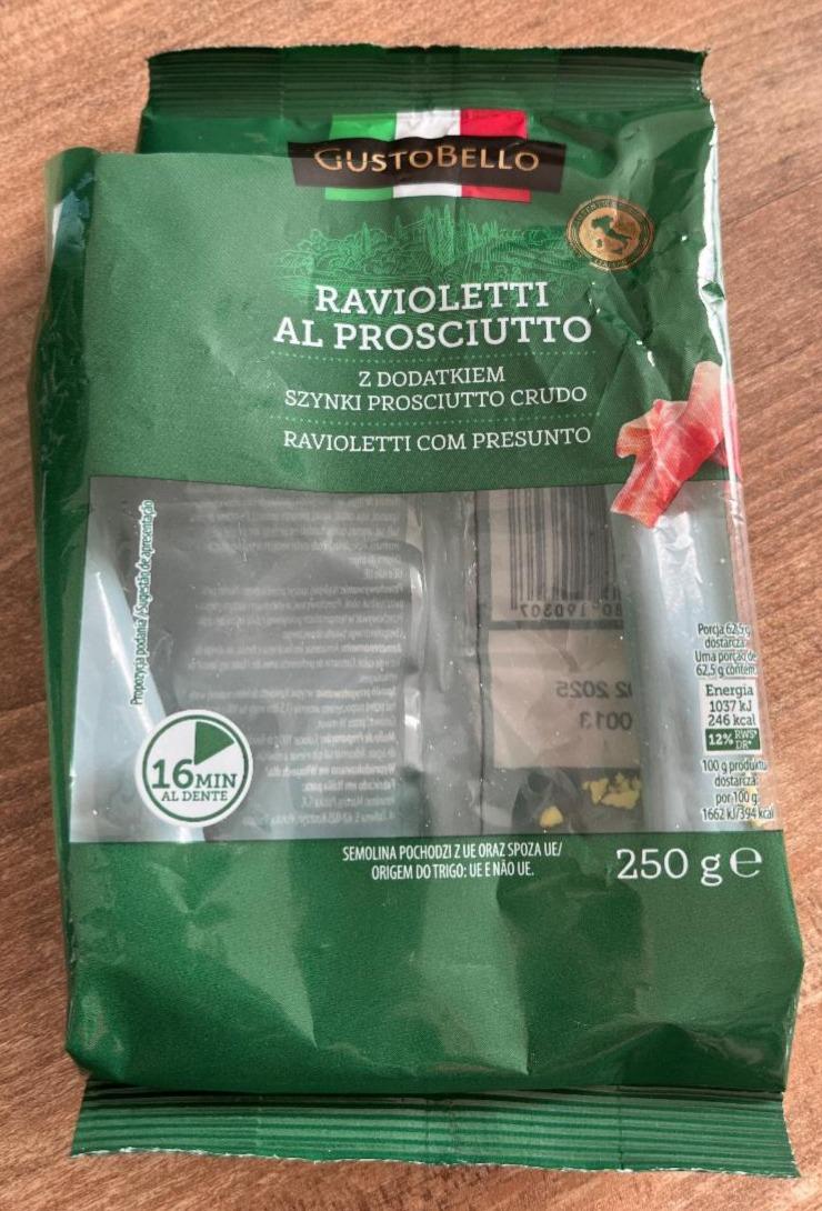 Фото - Ravioletti al prosciutto GustoBello