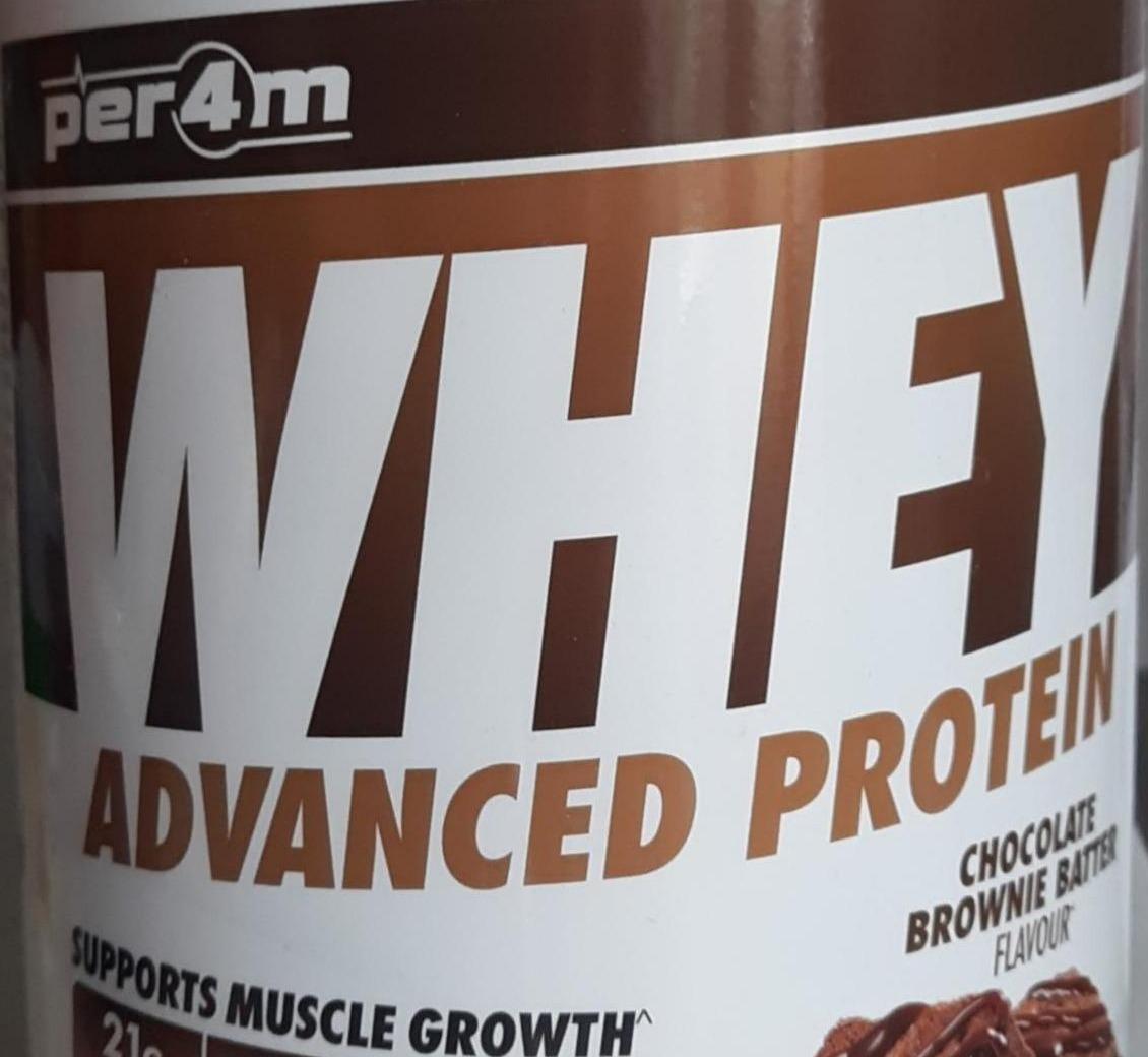 Фото - Whey advanced protein chocolate brownie batter Per4m