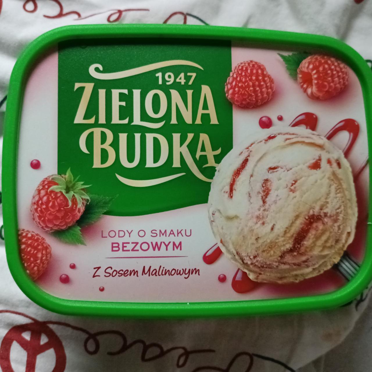 Фото - Lody o smaku bezowym z sosem malinowym Zielona Budka