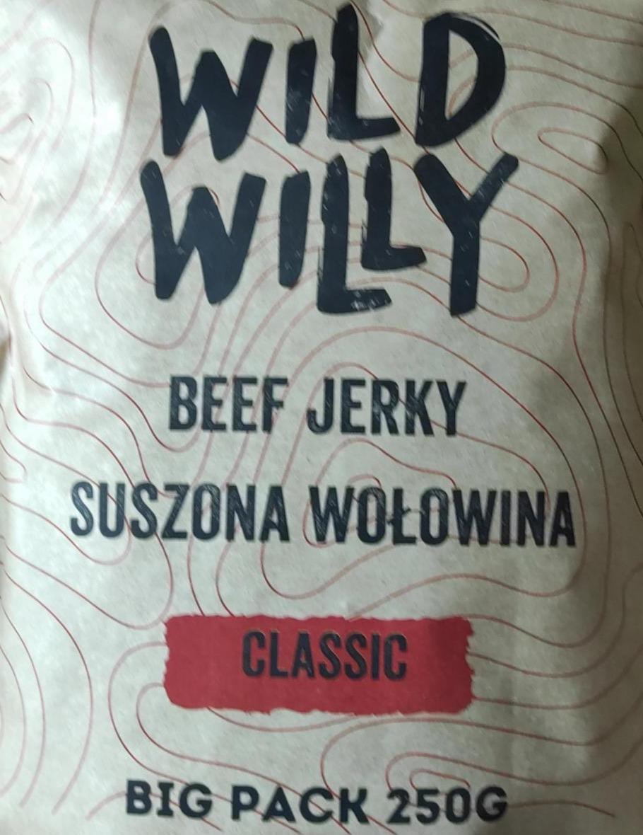 Фото - Suszona wołowina beef jerky classic Wild Willy