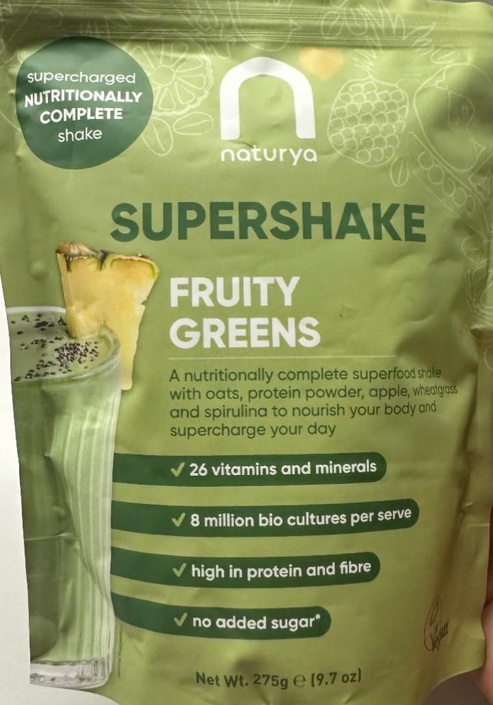 Фото - Super Shake Fruity Greens Naturya