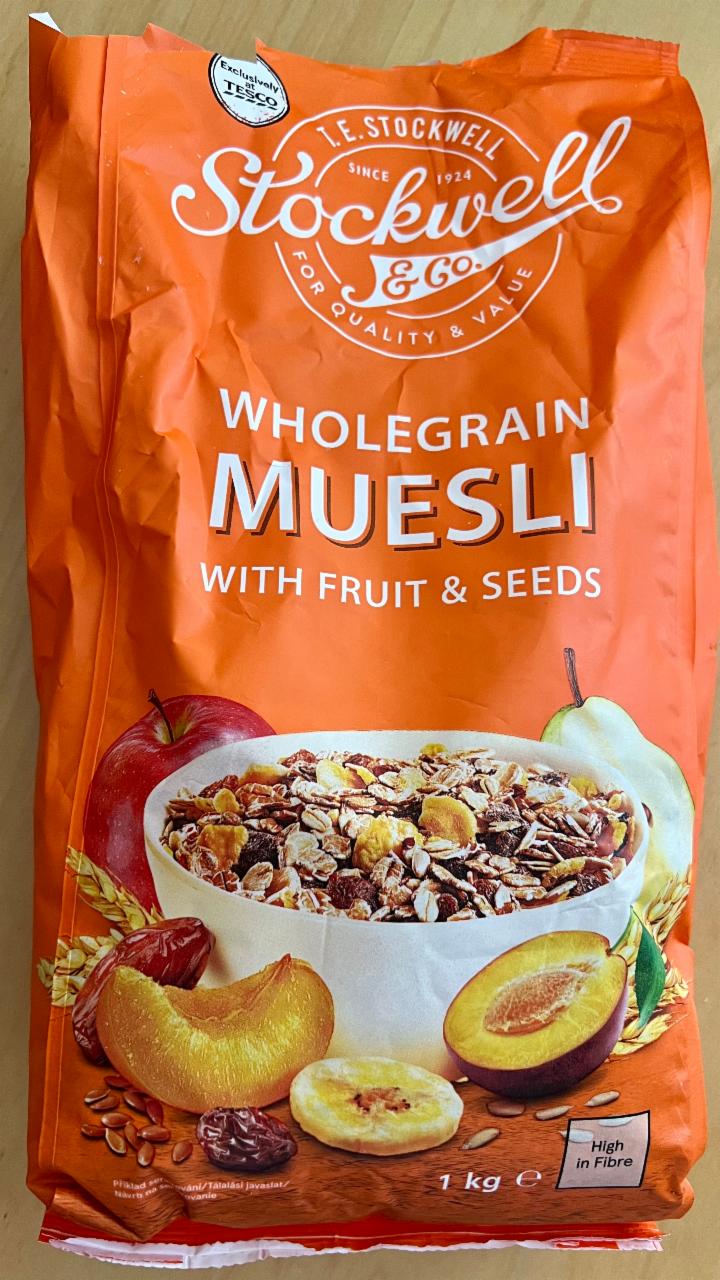 Фото - Wholegrain muesli with fruit & seeds Stockwell & Co.