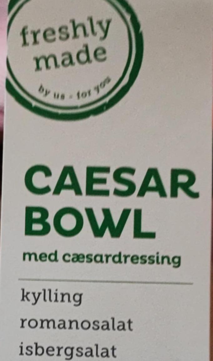 Фото - Caesar bowl med caesardressing kylling romanosalat isbargsalat Rema1000