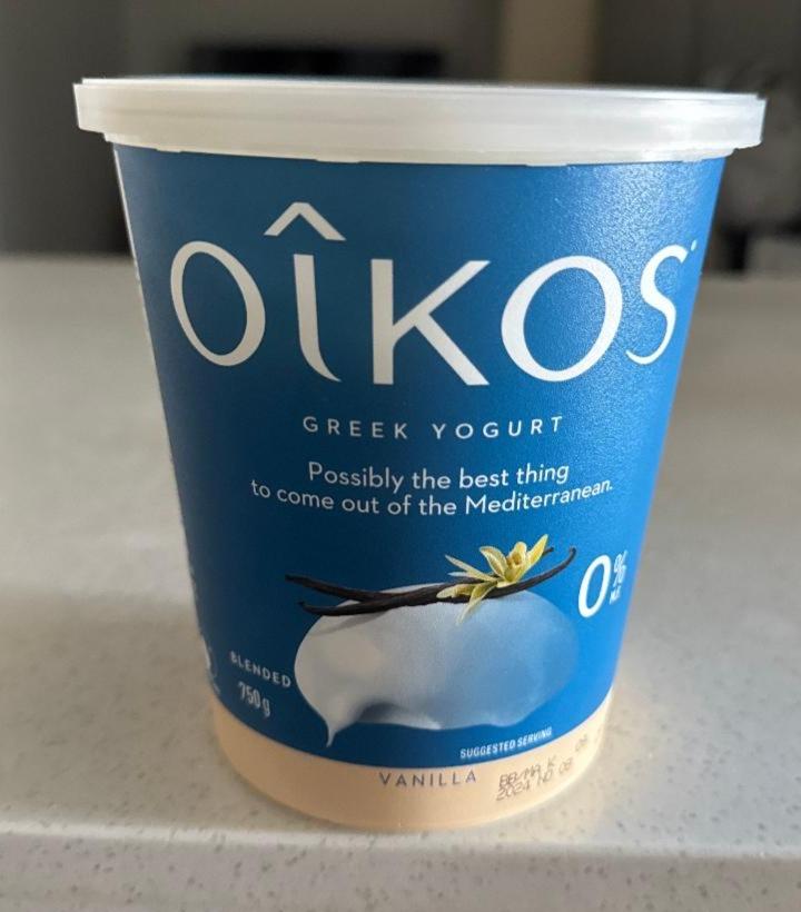 Фото - Greek yogurt 0% Vanilla Oikos