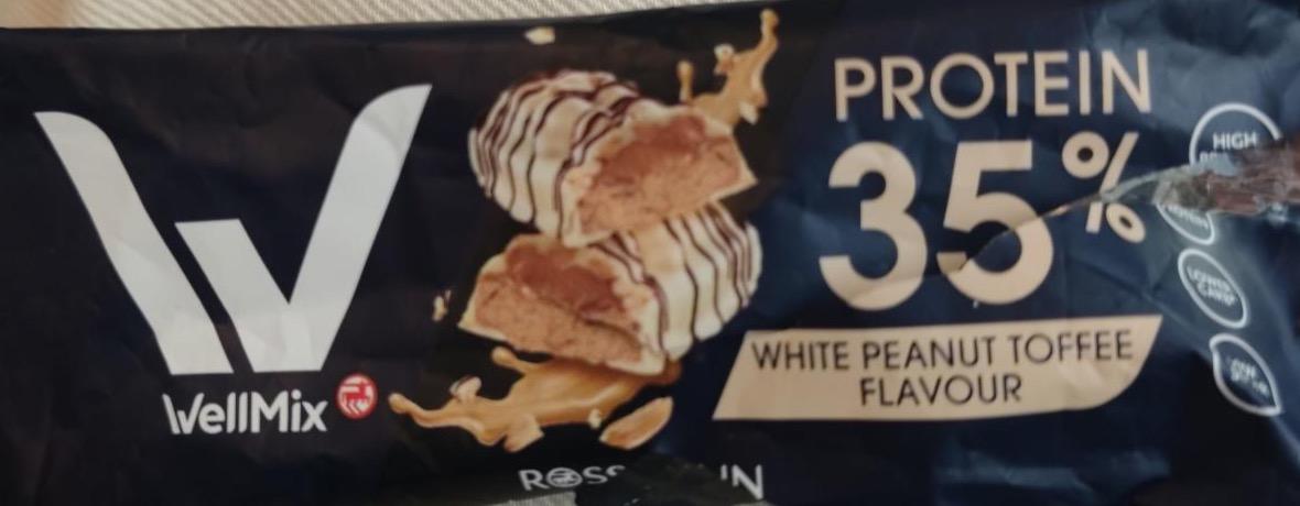 Фото - Protein white peanut toffee flavour Wellmix