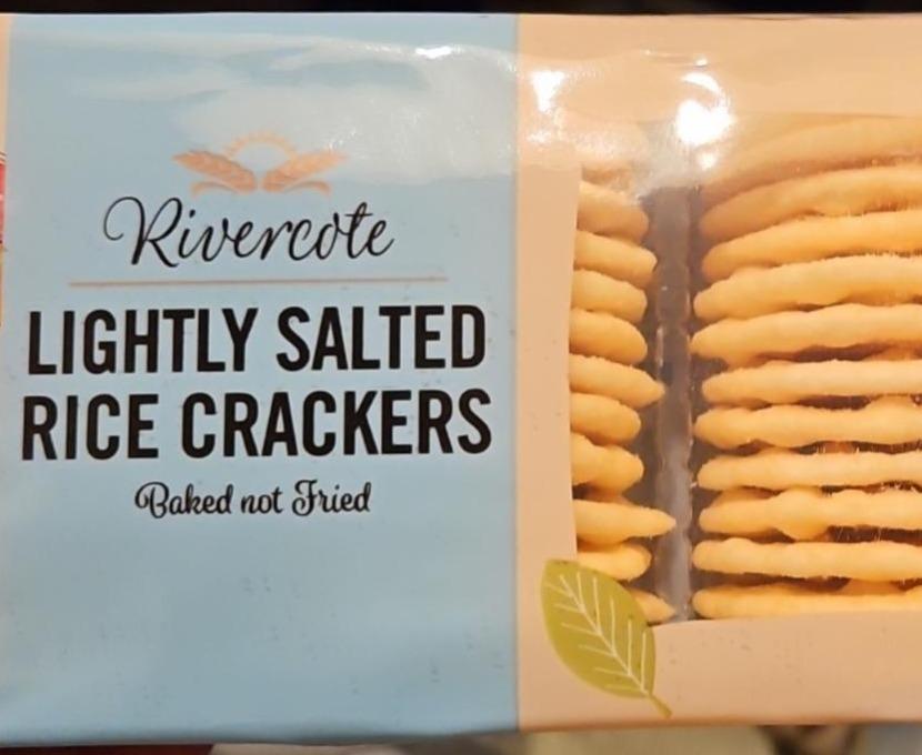 Фото - Lightly salted rice crackers Rivercote