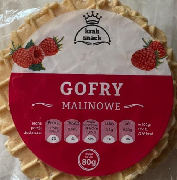 Фото - Gofry malinowe Krak snack