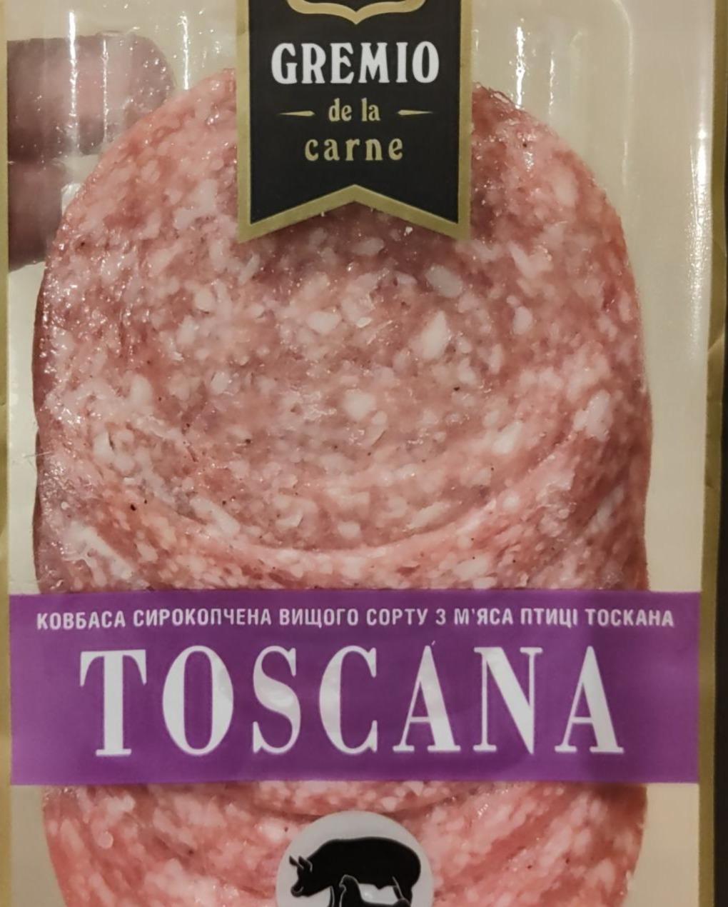 Фото - Ковбаса сирокопчена вищого сорту з м'яса птиці Toscana Gremio de la carne