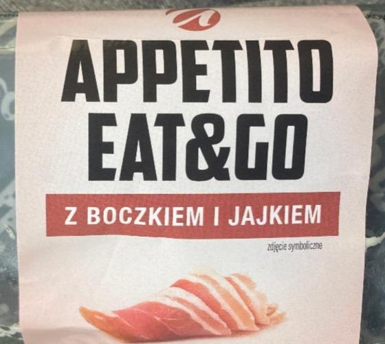 Фото - Bułka pszenna z boczkiem wieprzowym i jajkiem gotowanym Appetito eat&go