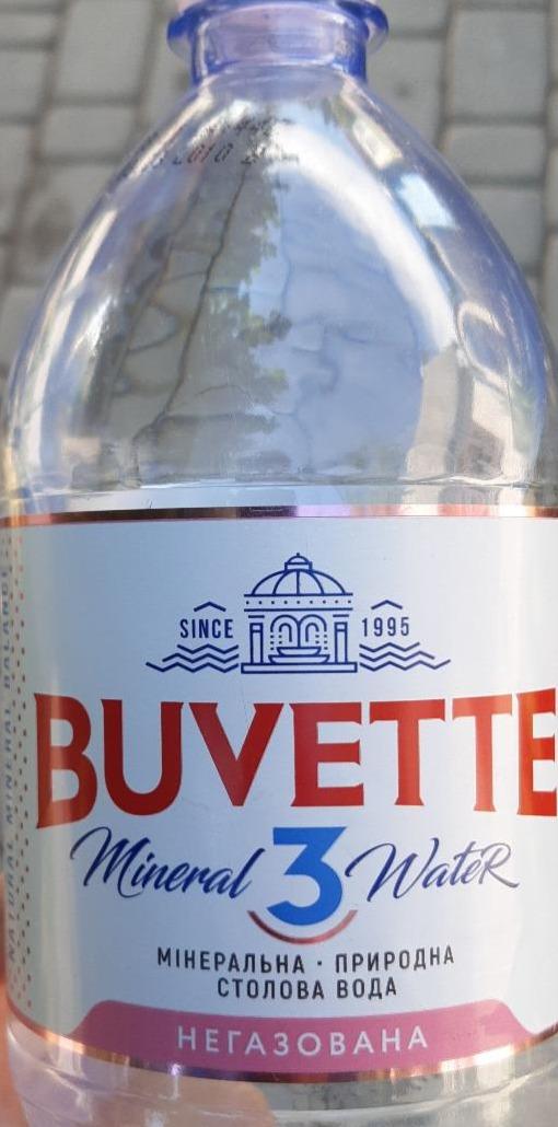 Фото - Вода мінеральна негазована Buvette