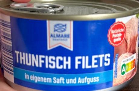 Фото - Thunfisch in eigenem Saft und Aufguss Almare Seafood