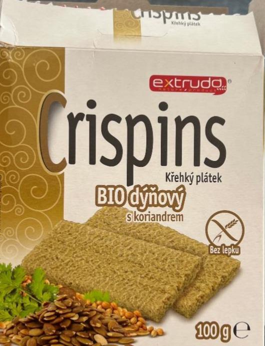 Фото - Органічні хлібці з гарбузом коріандром та часником crispins Extrudo