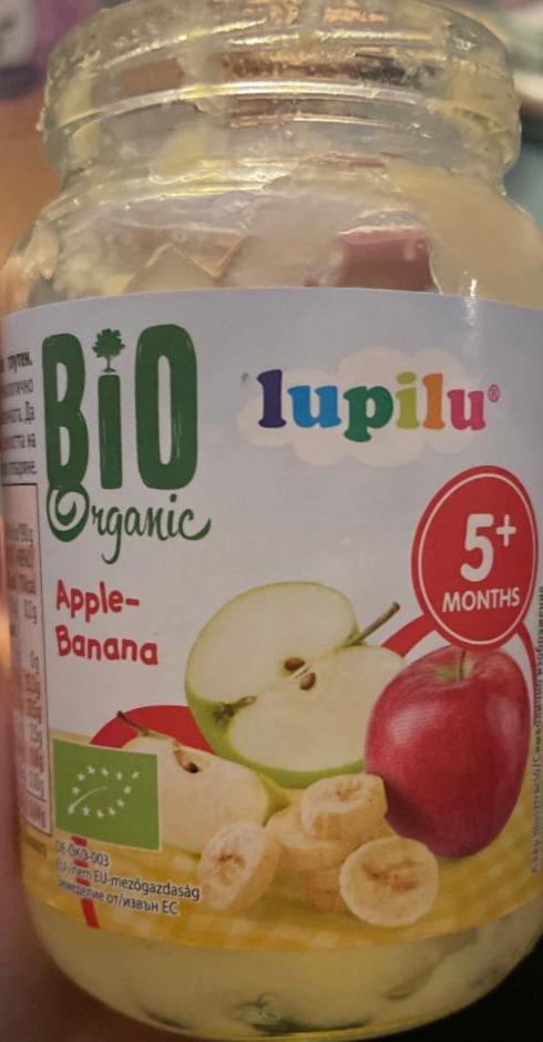 Фото - Пюре для дітей Apple-Banana Bio Organic Lupilu