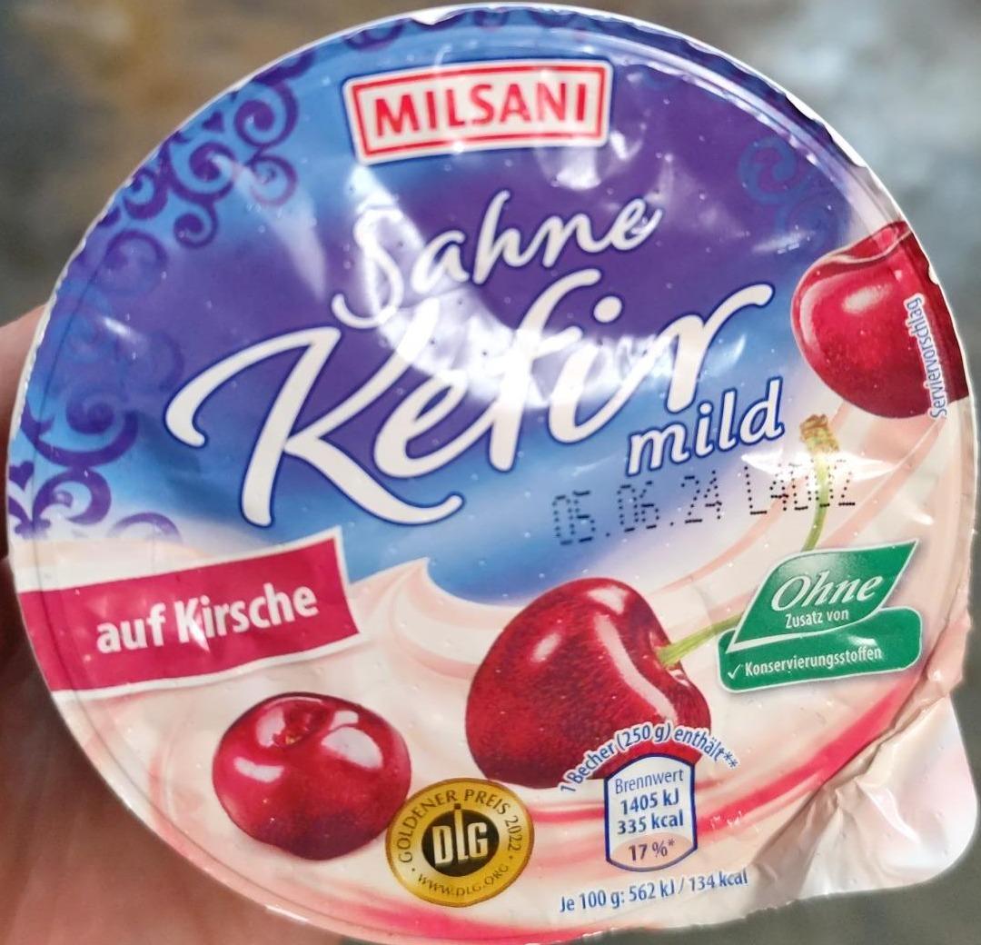 Фото - Sahne Kefir mild auf Kirsche Milsani