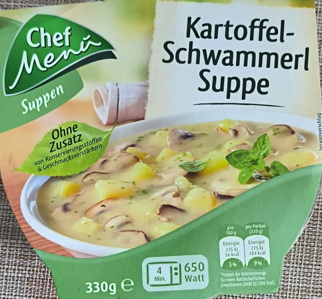 Фото - Kartoffel-Schwammerl Suppe Chef Menu