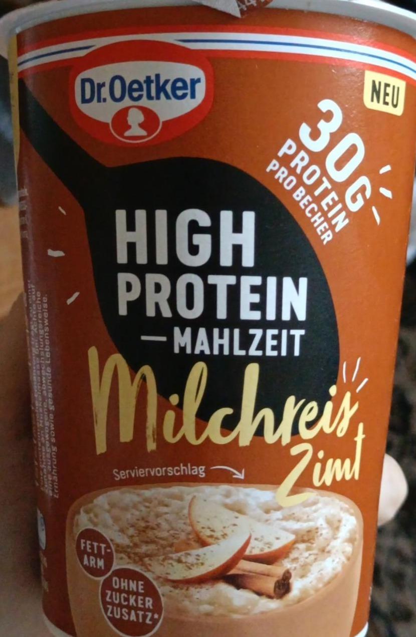 Фото - High protein milchreis zimt Dr.Oetker