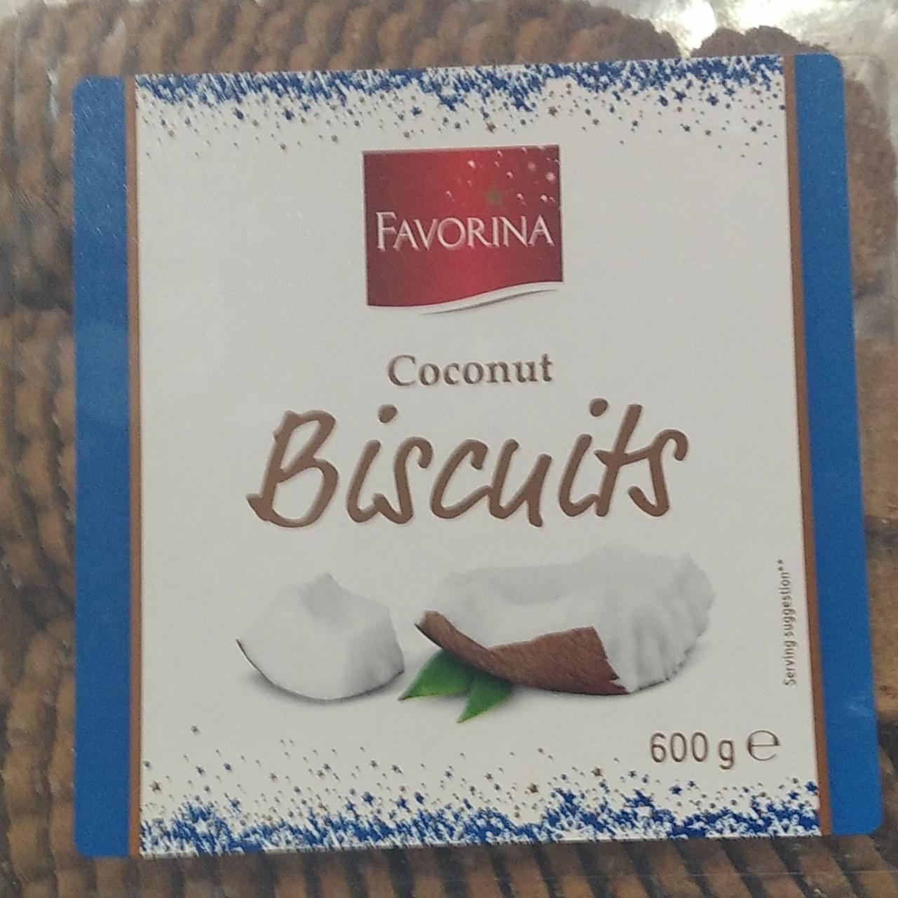 Фото - Цукерки Coconut Biscuits Favorina