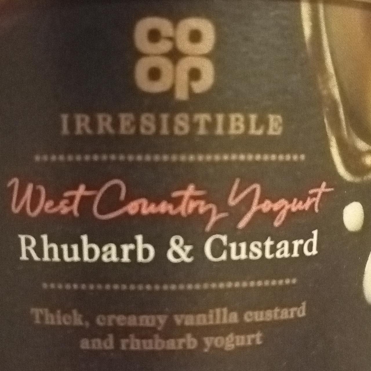 Фото - Rhubarb & сustard yogurt Irresistibles