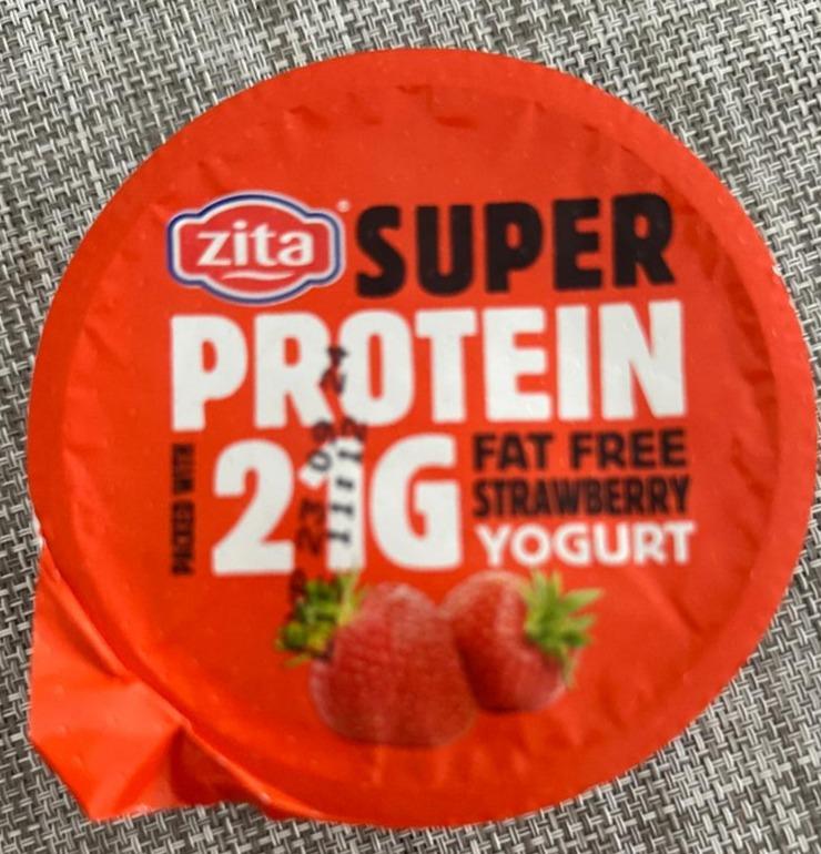 Фото - Yogurt 0% Super Protein Strawberry Zita