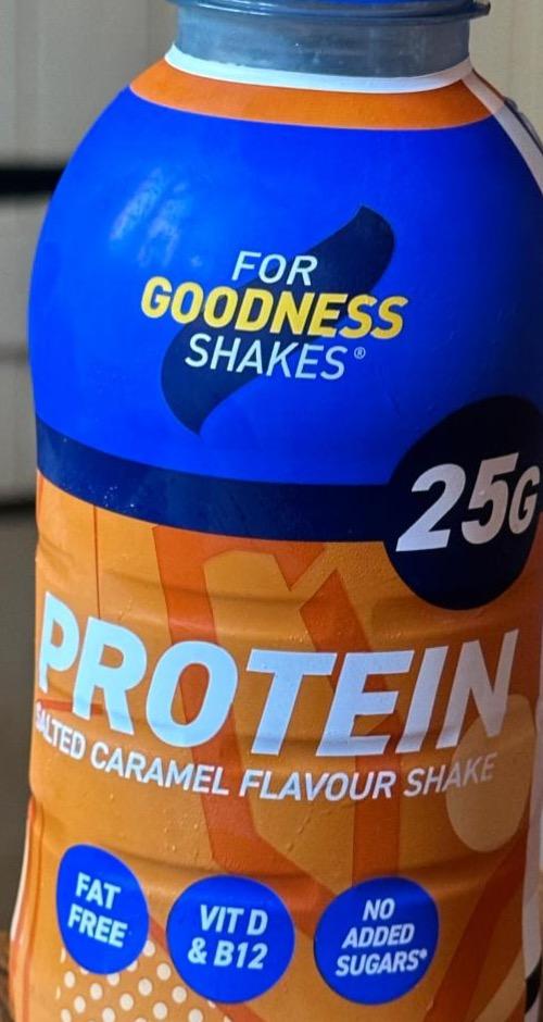 Фото - Protein salted caramel flavour shake For Goodness Shakes