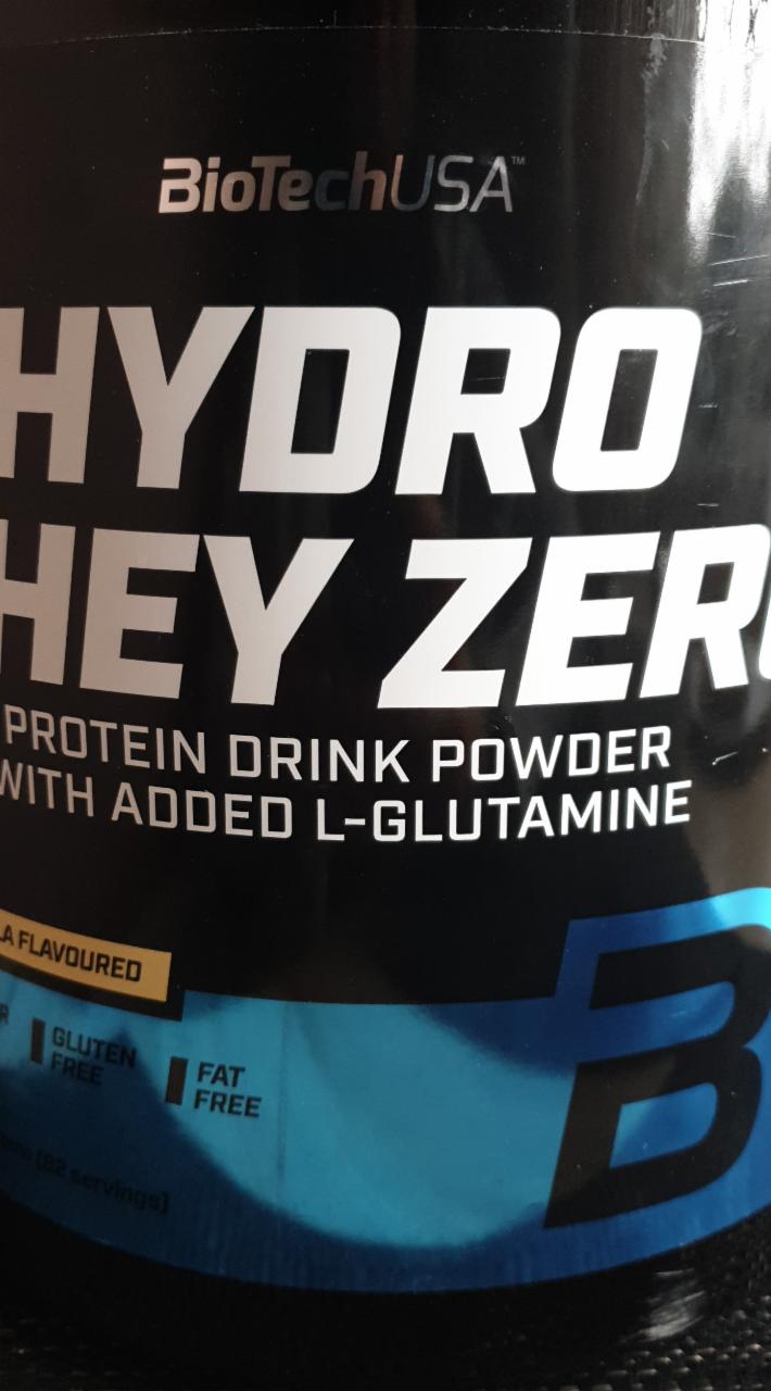 Фото - Білковий порошок для напоїв без цукру Смак ваніль Hydro Whey Zero BioTech USA