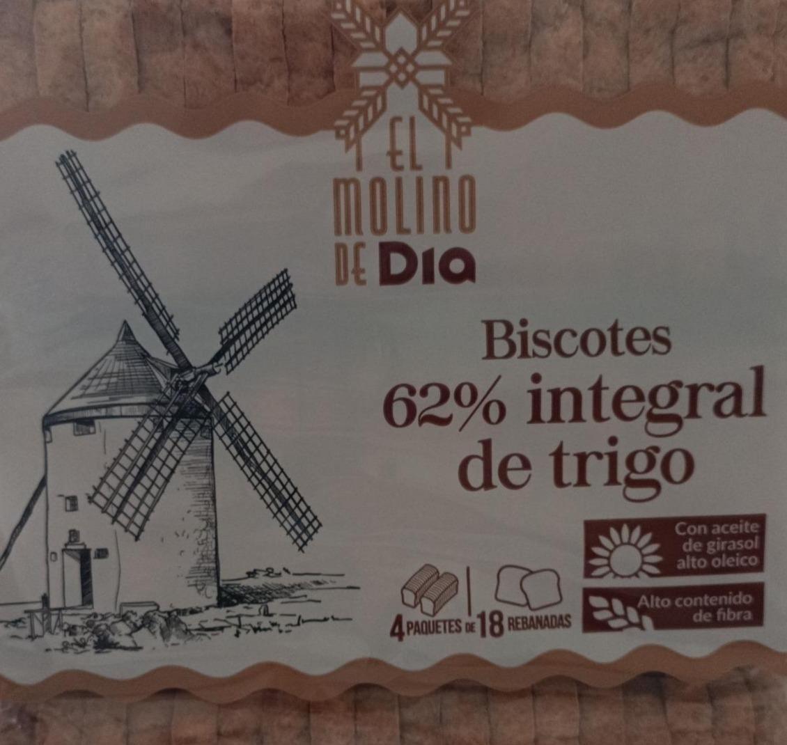 Фото - Biscotes 62% integral de trigo Dia