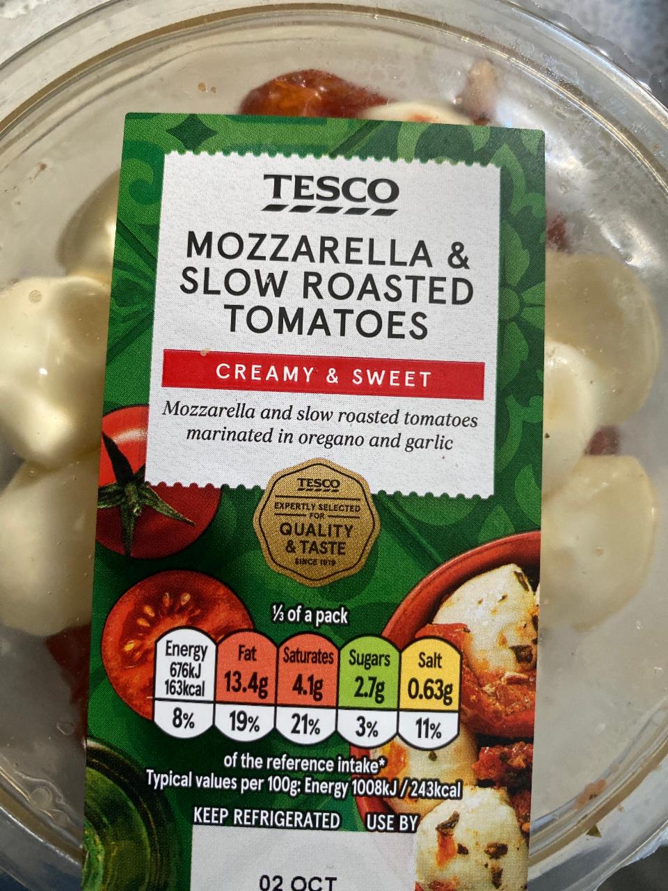 Фото - Mozzarella & slow roasted tomatoes Tesco