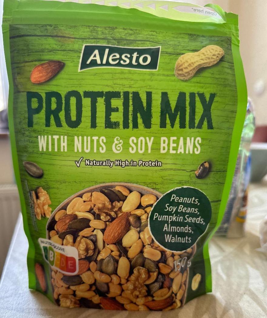 Фото - Protein mix with nuts soy beans Alesto