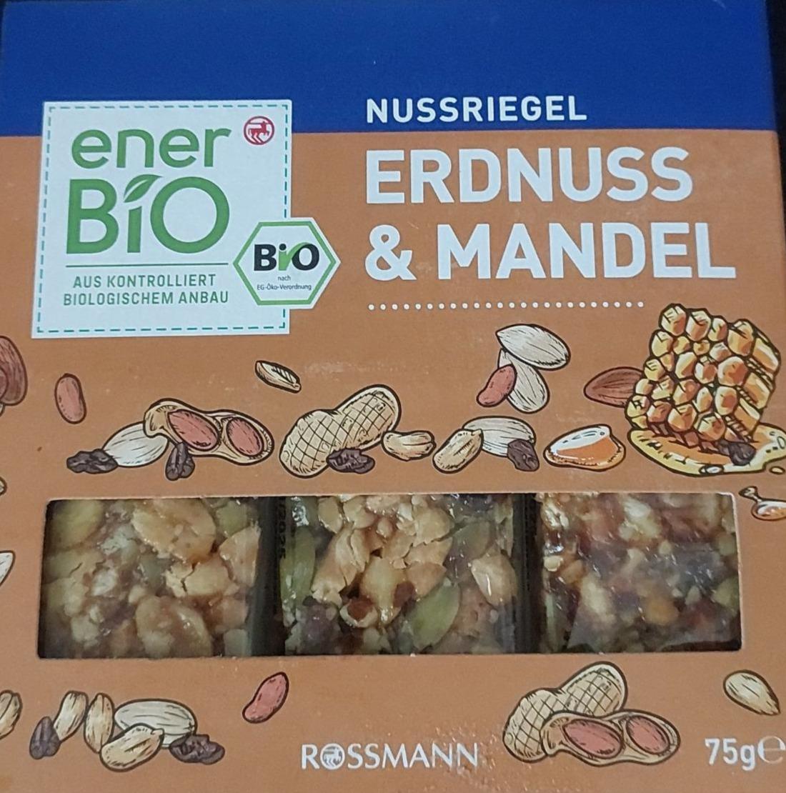 Фото - Nussriegel Erdnuss & Mandel Ener Bio