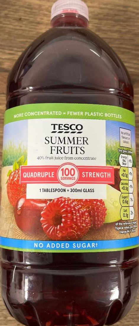 Фото - Summer Fruits juice Tesco