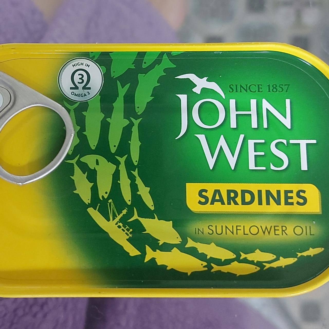 Фото - Sardines in sunflower oil John West