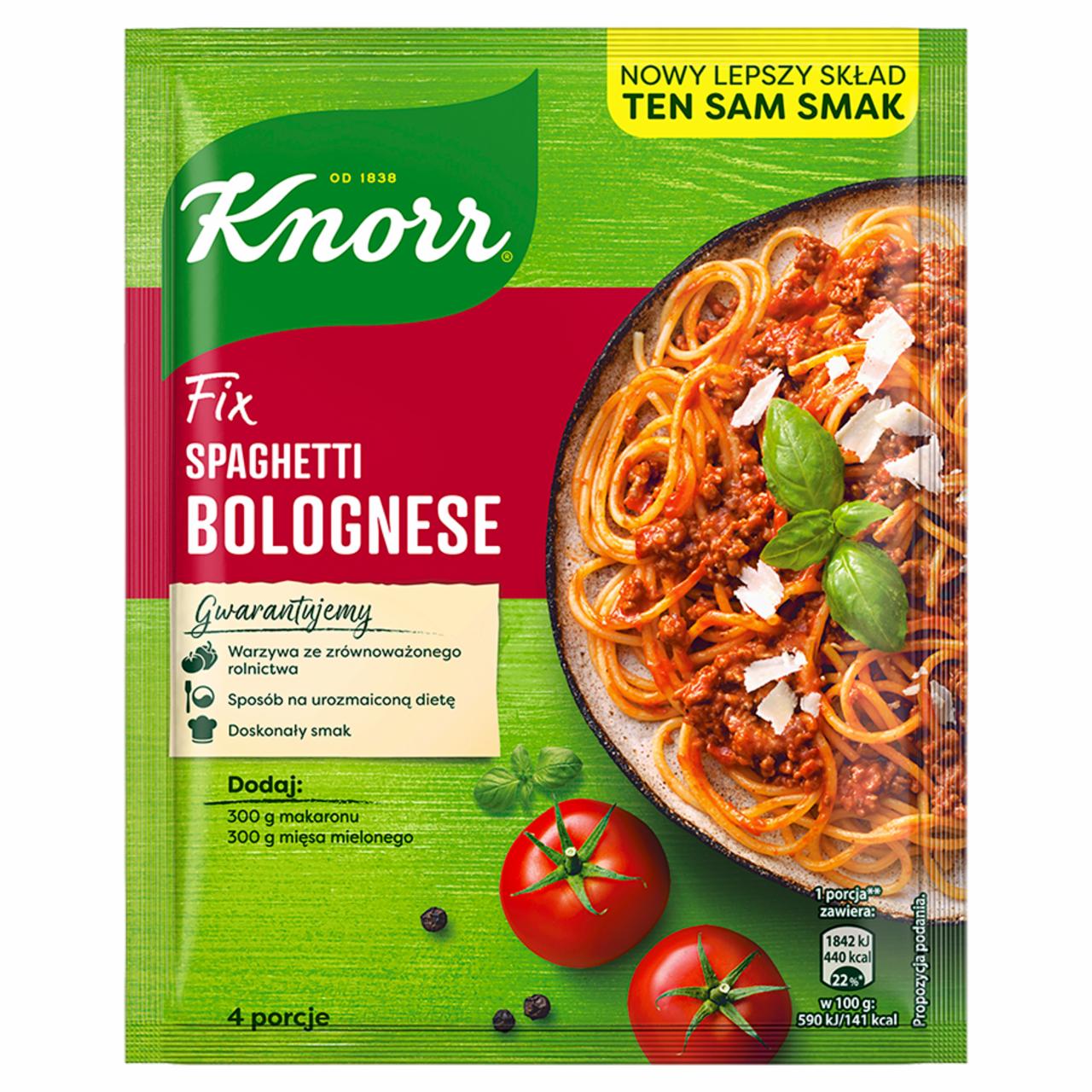 Фото - Приправа Fix Spaghetti Bolognese Knorr